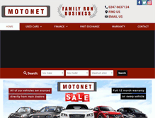 Tablet Screenshot of motonetltd.com